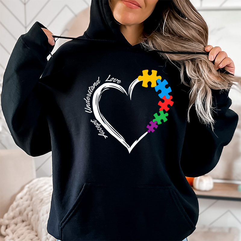 Autismo coração aceitar entend - Plant Parent Hoodie avaliação e preço